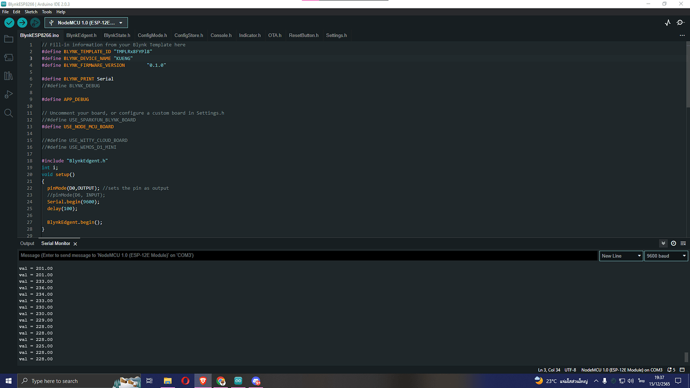 เชื่อมต่อกับblynkไม่ได้ ESP8266 อิเล็กอีซี่(Eleceasy)