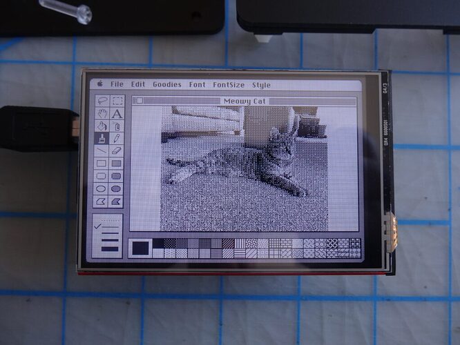 หวนรำลึก MacPaint: สร้างกรอบรูปดิจิทัลสไตล์วินเทจยุค 80s-90s ด้วย Arduino UNO