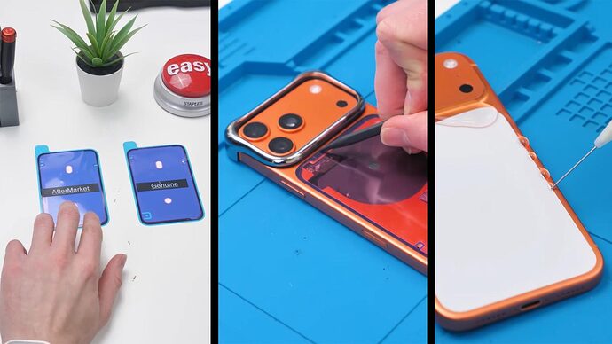 Apple ยืนยันคุณภาพทุกชิ้นส่วน: กาวกันน้ำ iPhone พิสูจน์แล้วเหนือกว่าของเทียบอย่างชัดเจน