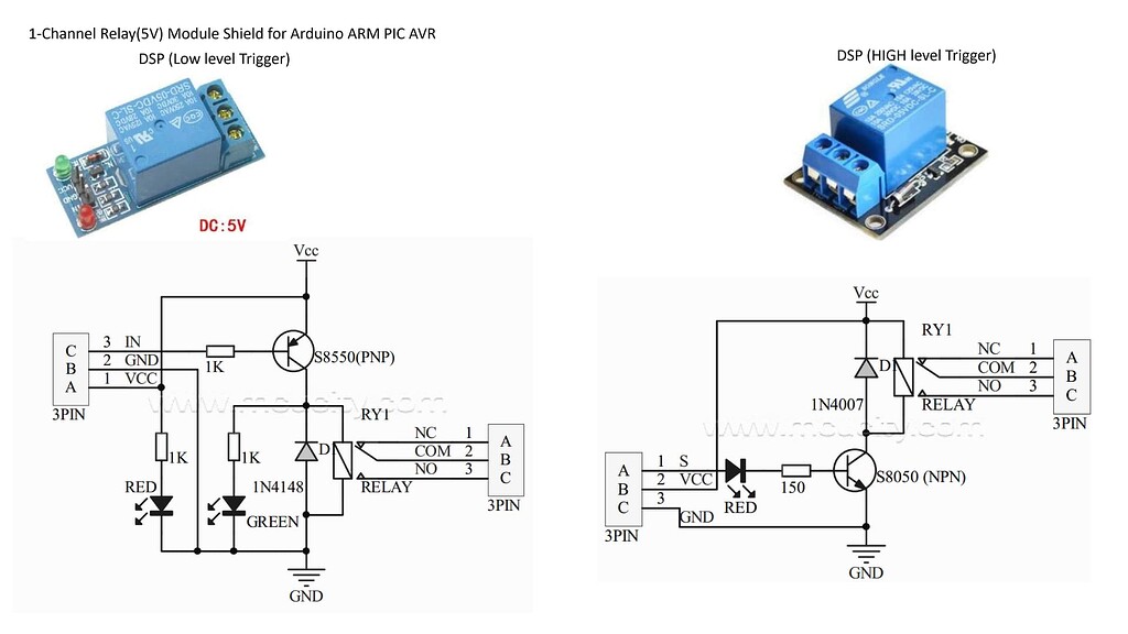 รวมรวมวงจร Relay Module แบบ Active High Active Low - ☕️ ทั่วไป - อิเล็ก ...