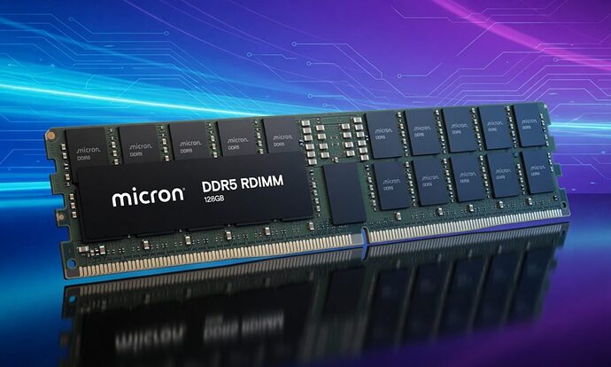 Micron เปิดตัวเมมโมรี AI DDR5 RDIMM 256GB ความเร็ว 9200 MT/s พุ่งแรงกว่าเดิม 40%