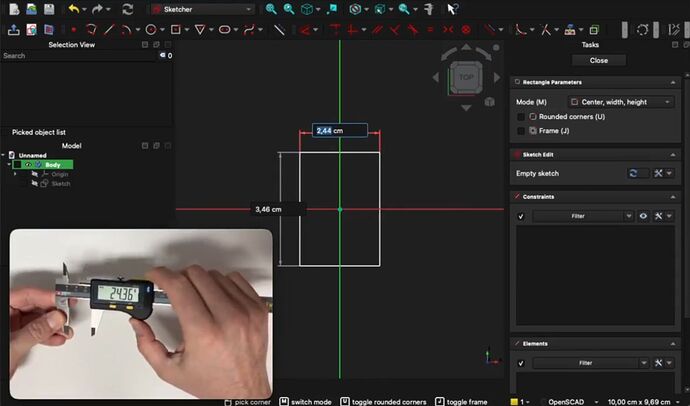 นวัตกรรม DIY: แปลงเวอร์เนียร์บลูทูธเป็นอุปกรณ์ป้อนค่า FreeCAD ปั้นโมเดล 3D ง่ายกว่าเดิม