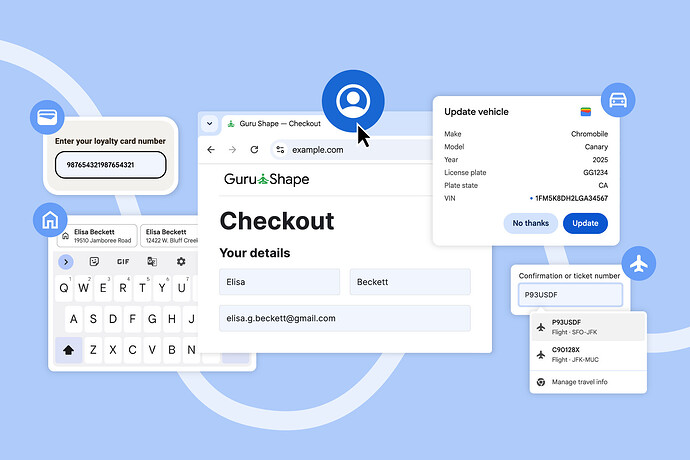 Chrome ฉลาดขึ้น! ดึงข้อมูลจาก Google Account และ Wallet เติมแบบฟอร์มอัตโนมัติบนทุกแพลตฟอร์ม