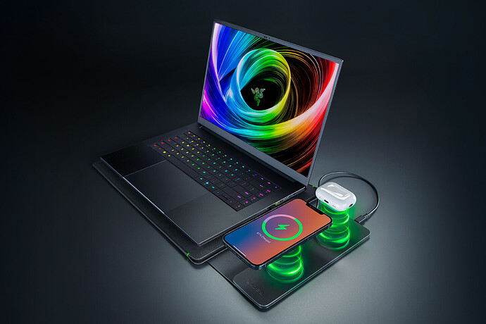 Razer เปิดตัวปลอกแล็ปท็อปพรีเมียม ชาร์จไร้สายอุปกรณ์อื่นได้ ราคา $129.99