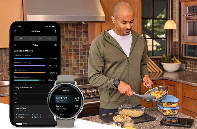 Garmin Connect Plus ยกระดับ! เพิ่มฟีเจอร์ติดตามโภชนาการครบวงจร ช่วยผู้ใช้บรรลุเป้าหมายสุขภาพ