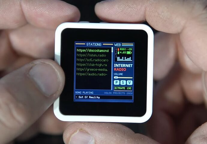 ESP32-S3 เนรมิตวิทยุอินเทอร์เน็ต DIY จอสีสไตล์ Winamp ทำง่าย เสียงดีเกินคาด