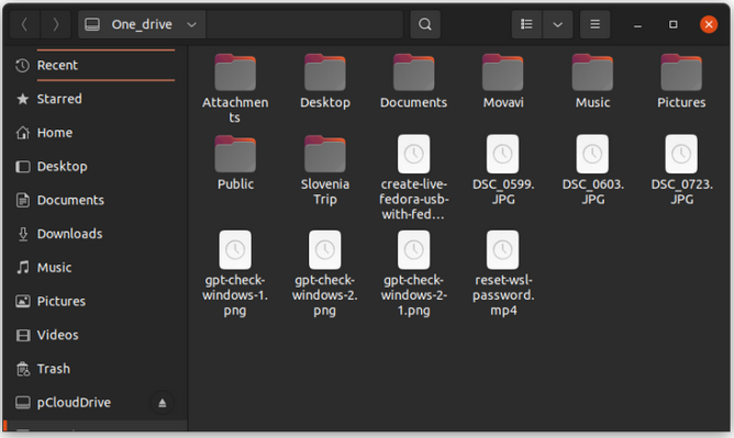 OneDrive on directory
