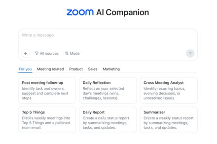 Zoom ยกระดับการประชุม! เปิดตัว AI Companion 3.0 ผู้ช่วยอัจฉริยะแปลงบทสนทนาเป็นงานและสรุป