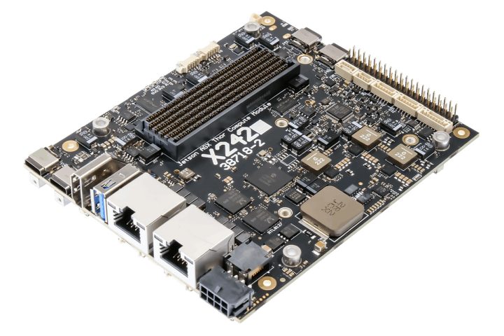 Auvidea X242 – บอร์ดฐานระดับอุตสาหกรรมสำหรับ NVIDIA Jetson Thor T5000 พร้อม Dual 10GbE, PCIe x16 และรองรับกล้อง CSI-2