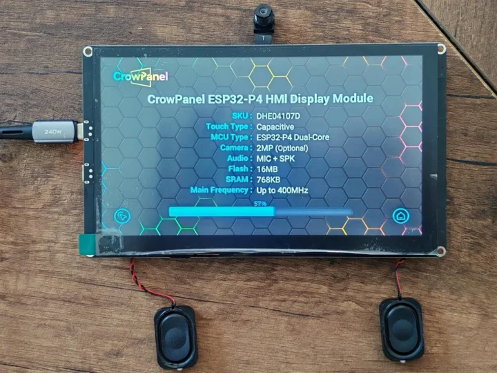 Elecrow เปิดตัว CrowPanel Advanced 7 นิ้ว: จอ HMI AI Display ประสิทธิภาพสูง ขับเคลื่อนด้วย ESP32-P4