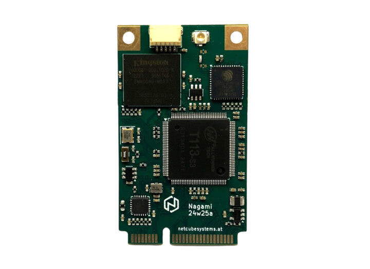 NetCube Nagami: โมดูล mini PCIe พลัง Allwinner T113-S3 ผสาน ESP32 พร้อมรองรับ Linux Mainline